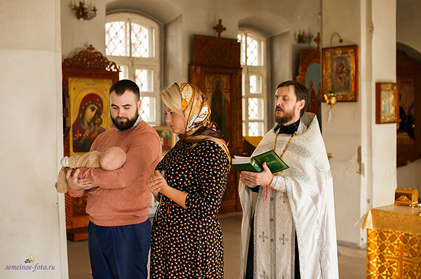 Крещение Алексея в Введенском храме г. Воронеж