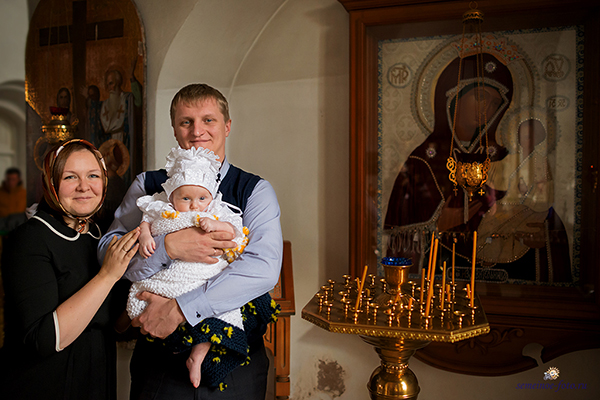 Крещение Алексея в Введенском храме г. Воронеж
